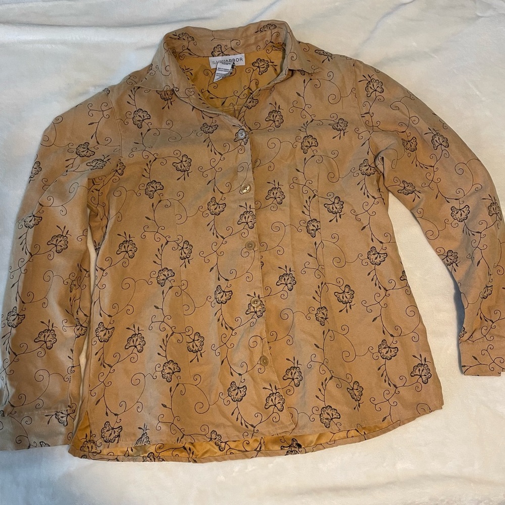 SUEDE BLOUSE
